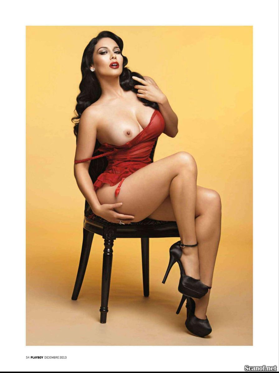 Sugey Abrego desnuda en Playboy México Diciembre 2013.